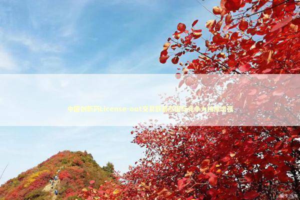 中国创新药License-out交易额暴涨国际竞争力持续增强 新闻