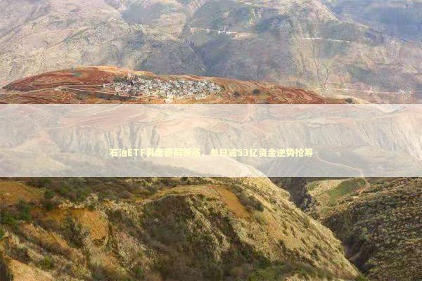 石油ETF再度霸屏领涨，单日逾53亿资金逆势抢筹 新闻