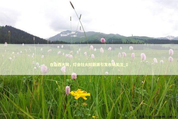 在山西大同，灯会社火挺新潮引发市场关注_1 新闻